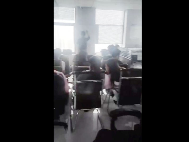 山東邦泰機電設備有限公司培訓大會火熱進行中...